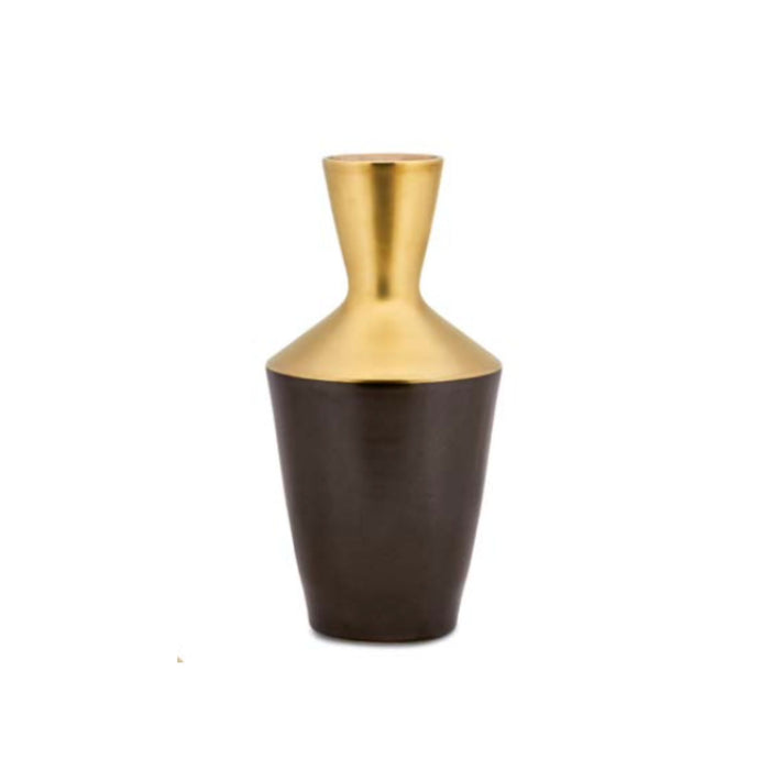 Fade Vaso con Collo Golden Age Porcellana 18x38 cm
