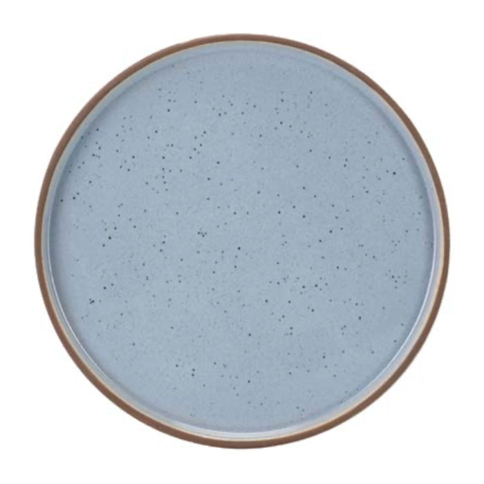 Fade Servizio di Piatti Biscuit Light Blue da 18 Pezzi in Stoneware