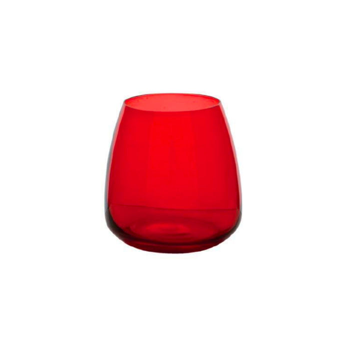 Fade Passion Set 6 Bicchieri in Vetro Rosso da 400 ml