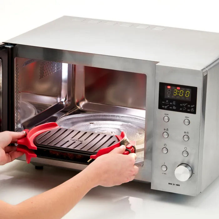Lékué accessorio per grigliare carne e verdura in microonde grill XL —  Eccellenze Casa