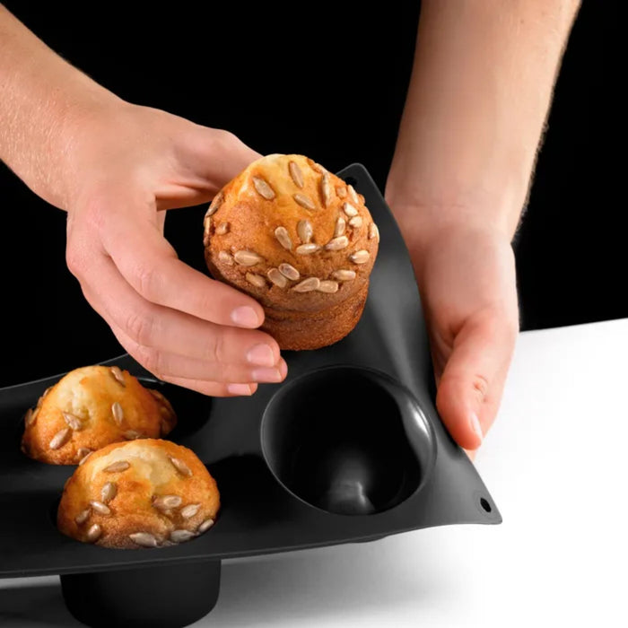 Stampo per muffin lékué in silicone cottura in microonde — Eccellenze Casa