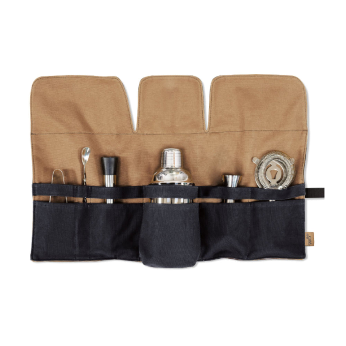 Cocktail Set 5 pz con accessori inox e vetro