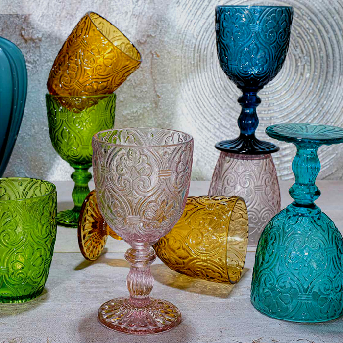 Bicchieri Colorati Corinto di Fade