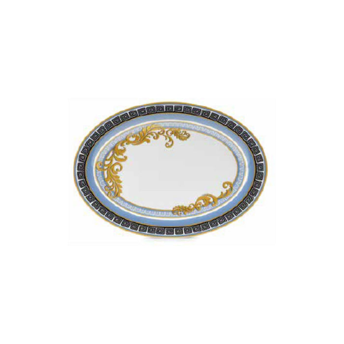 Fade Piatto Ovale da Portata Vanity in Porcellana. New Bone China 35,5 cm
