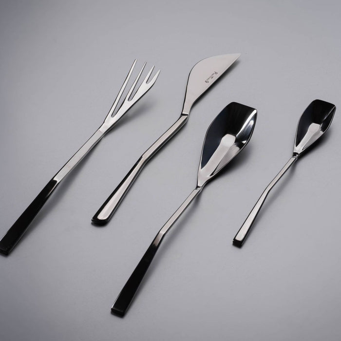 Posate ceramica e acciaio,made in Italy,forchetta e cucchiaio,manico  dipinto pa4